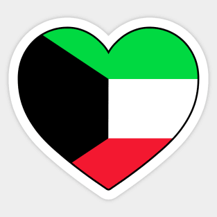 Heart - Kuwait Sticker